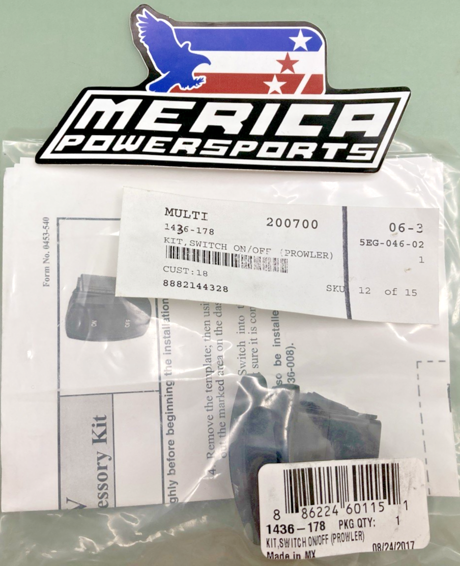 NEW GENUINE ARCTIC CAT 1436-178 On/Off Accessory Switch - Wildcat & Prowler