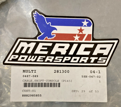 NEW GENUINE ARCTIC CAT 0487-089 Shift Cable
