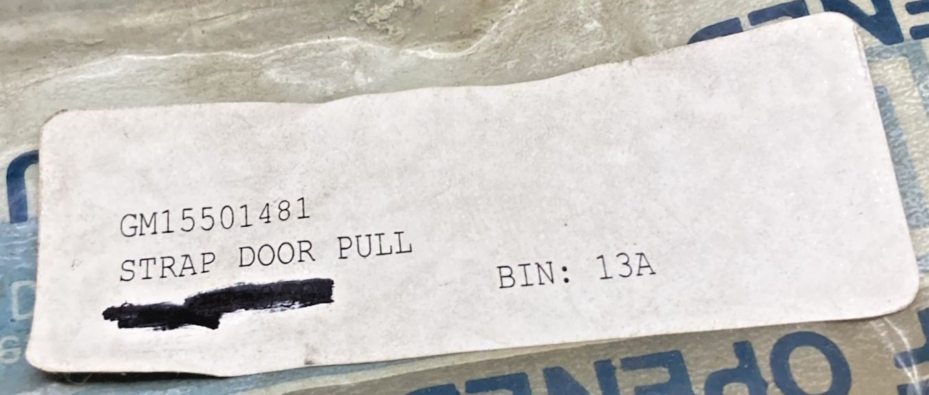 New Genuine GM 15501481 Door Pull Strap