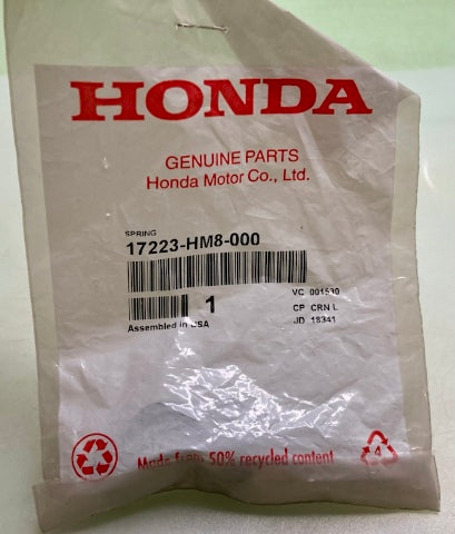Qty 2  Honda 17223-HM8-000 Spring New Genuine