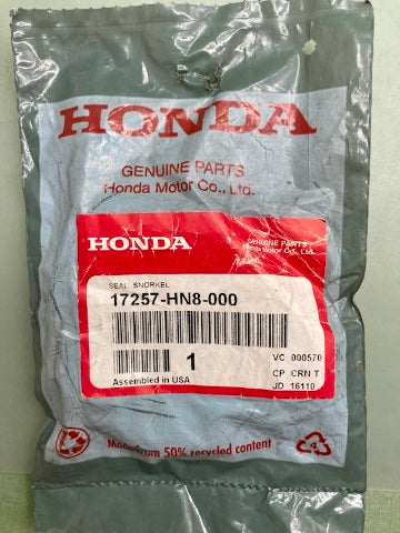 Honda 17257-HN8-000 Seal, Snorkel New Genuine