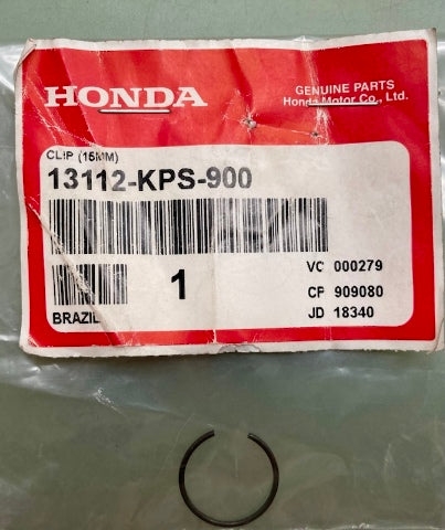 Qty 2 Honda 13112-KPS-900 Clip (15Mm) New Genuine