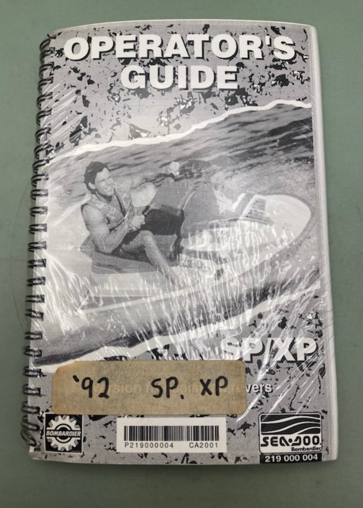 Sea-Doo 219000004 SP/XP Operator's Guide New Genuine