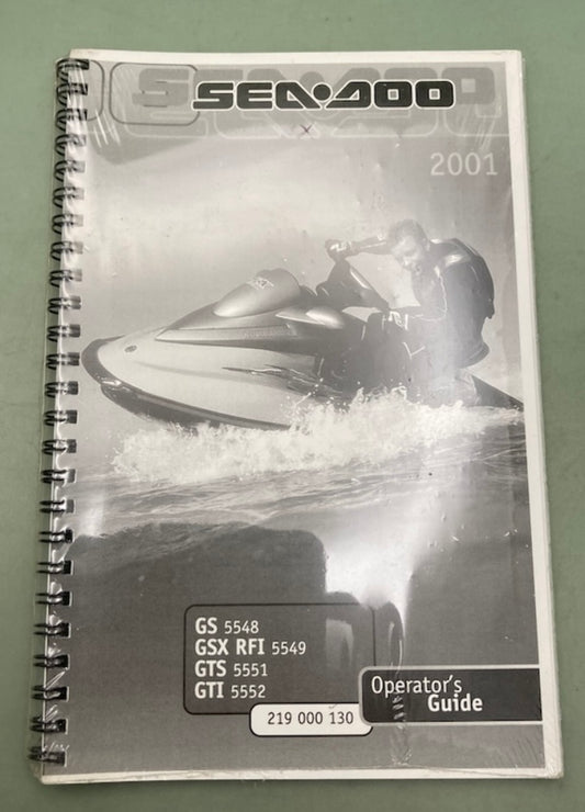 Sea-Doo 219000130 Operator's Guide Cond.2001 New Genuine
