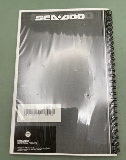 Sea-Doo 219000130 Operator's Guide Cond.2001 New Genuine