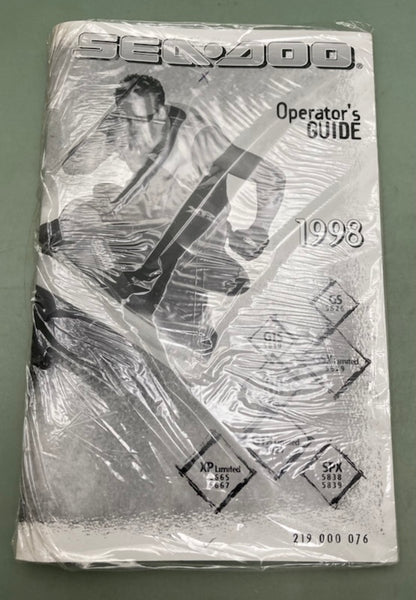 Sea-Doo 219000076 Operator's Guide Cond.98 New Genuine