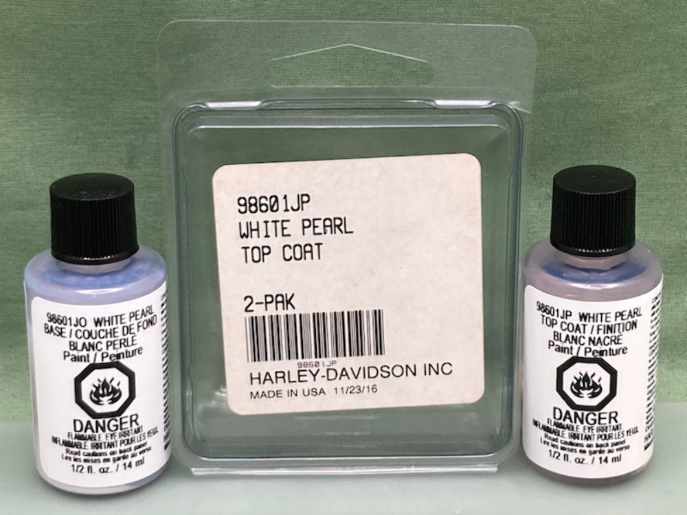 Harley Davidson 98601JP TOUCH UP KIT WHITE PEARL .5 fl oz New Genuine