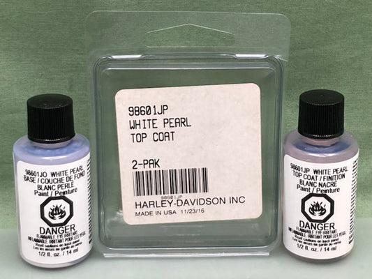 Harley Davidson 98601JP TOUCH UP KIT WHITE PEARL .5 fl oz New Genuine