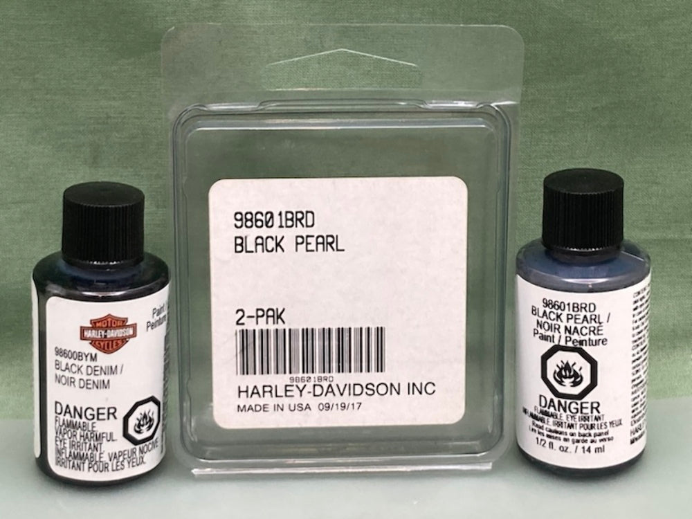 Harley Davidson 98601BRD TOUCH-UP KIT, BLACK PEARL .5 fl oz New Genuine