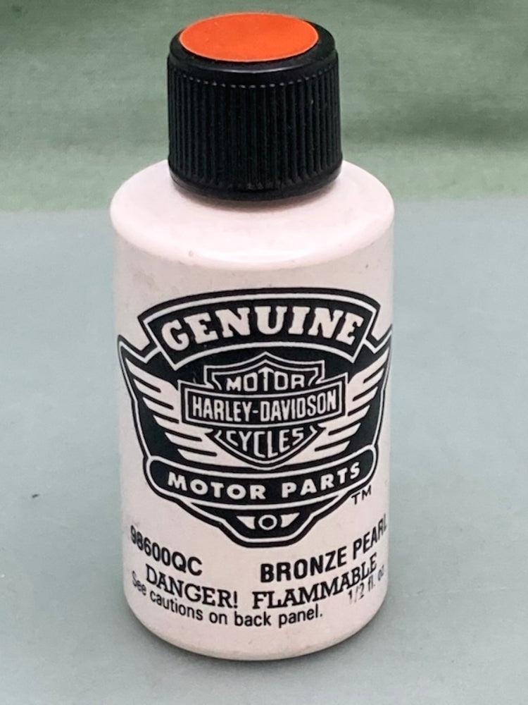 Harley Davidson 98600QC BRONZE PEARL Touch-Up Paint .5 fl oz Bottle New Genuine