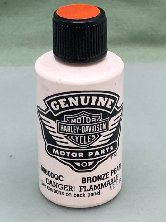 Harley Davidson 98600QC BRONZE PEARL Touch-Up Paint .5 fl oz Bottle New Genuine