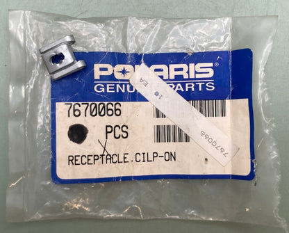 Qty 9 Polaris 7670066 Receptacle Clip-On New Genuine