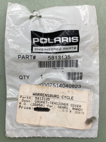 Polaris 5813135 Gasket, Tensioner, Cover New Genuine