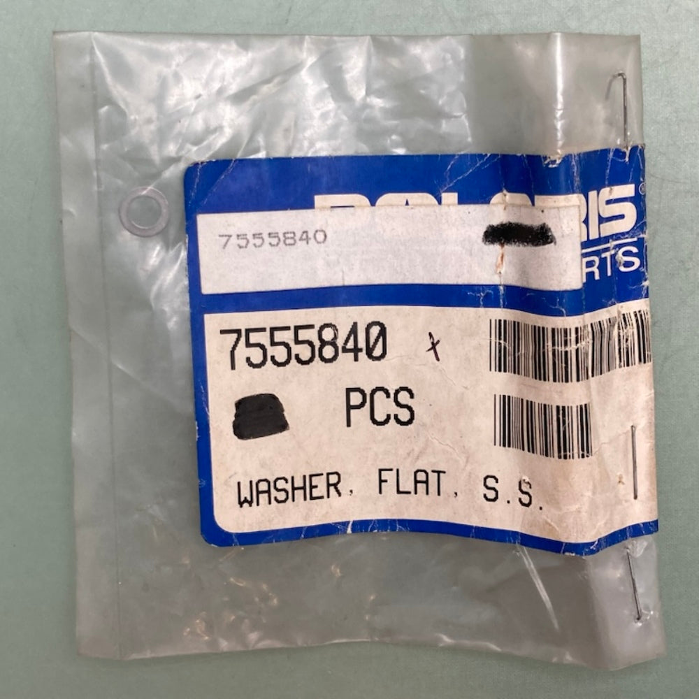 Qty 3 Polaris 7555840 Washer, Flat, S.S. New Genuine