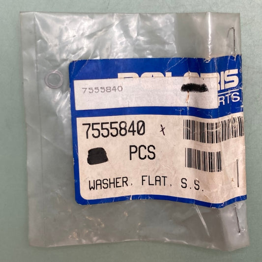 Qty 3 Polaris 7555840 Washer, Flat, S.S. New Genuine