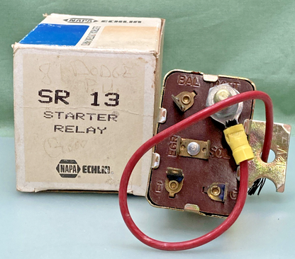 Genuine Napa SR13 Starter Relay
