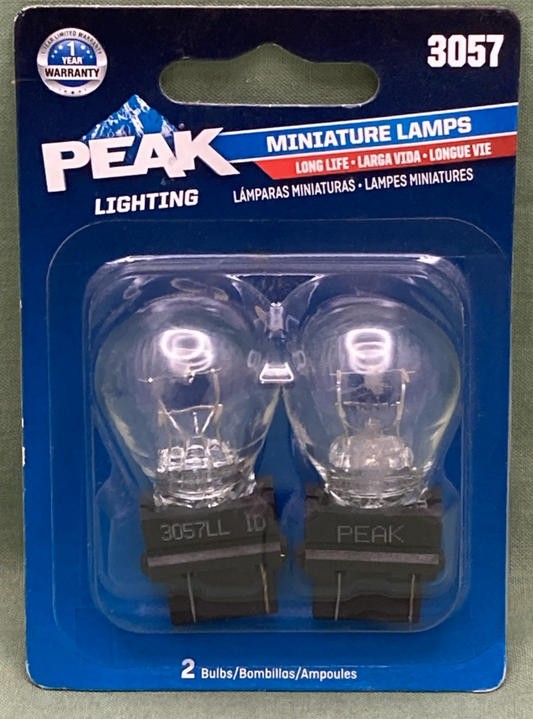 New Genuine Peak Lighting 3057 Miniature Lamp Set