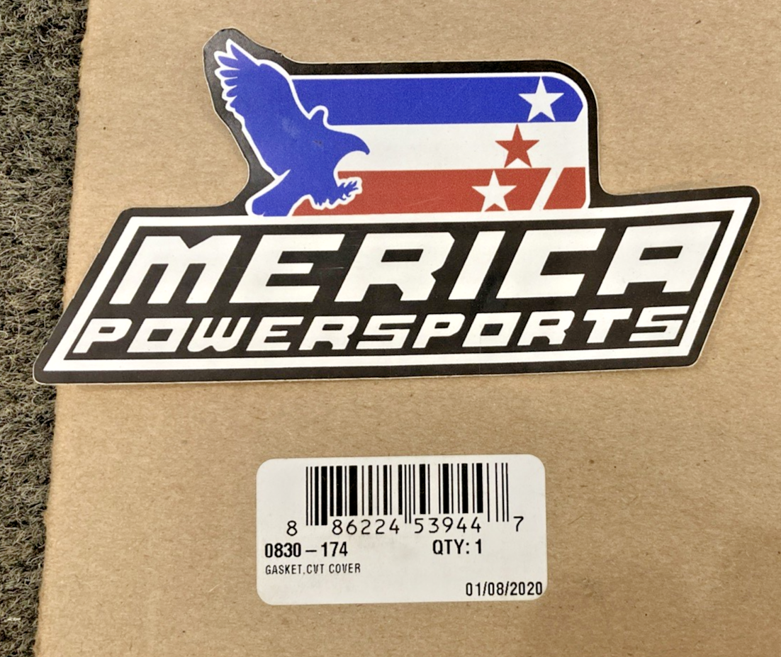 NEW REPLACES ARCTIC CAT 0830-174 GASKET, CVT COVER, REPLACES 0830-012