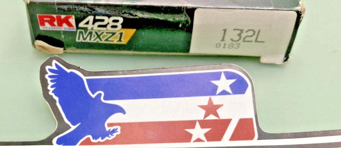 NEW GENUINE RK 428MXZ1-134 PREMIUM MOTOCROSS DRIVE CHAIN 134 LINK