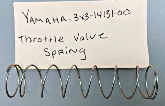 NEW REPLACES YAMAHA 3X3-14131-00 THROTTLE VALVE SPRING