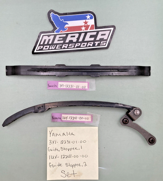 REPLACES YAMAHA 3Y1-12231-01-00/ 1UY-12241-00-00 CHAIN GUIDE STOPPER 1 & 2 (SET)