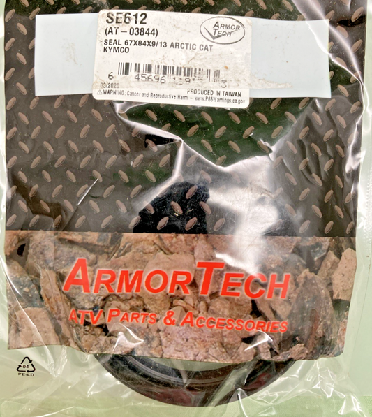 NEW GENUINE ARMOR TECH AT-03844 SEAL, 67X84X9/13 SE612