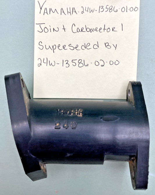 GENUINE YAMAHA 24W-13586-01-00 JOINT, CARBURETOR 1, SUPERSEDED: 24W-13586-02-00