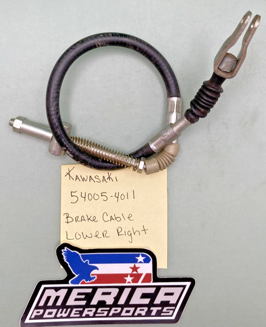 NEW REPLACES KAWASAKI 54005-4011 Cable-Brake, Rr, Lower
