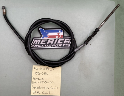MOTION PRO 05-080 Speedometer Cable Blk Vinyl, Yamaha 10M-83550-00