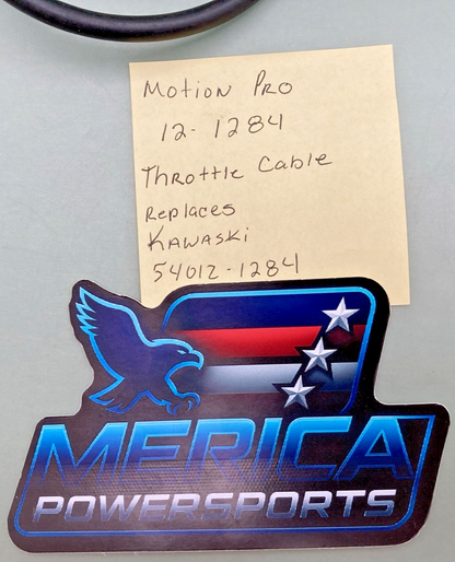 New Replaces Motion Pro 12-1284 Throttle Cable, Kawasaki 54012-1284