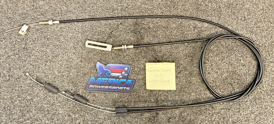 New Replaces Garden Petrol Throttle Cable and Clutch Cable