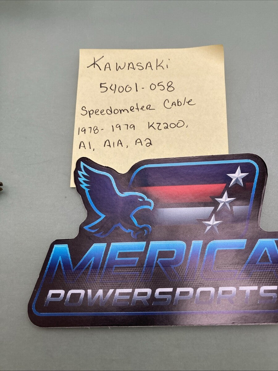 New Replaces Kawasaki 54001-058 Speedometer Cable, 1978-1979 KZ200, A1, A1A, A2