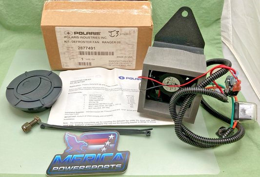 New Genuine Polaris 2877491 Defroster Fan Kit, Ranger 09