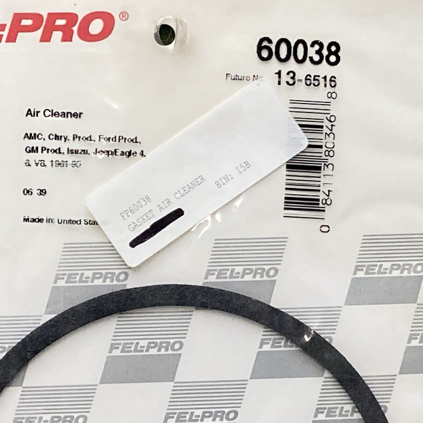New Genuine Fel-Pro 60038 Gasket Air Cleaner
