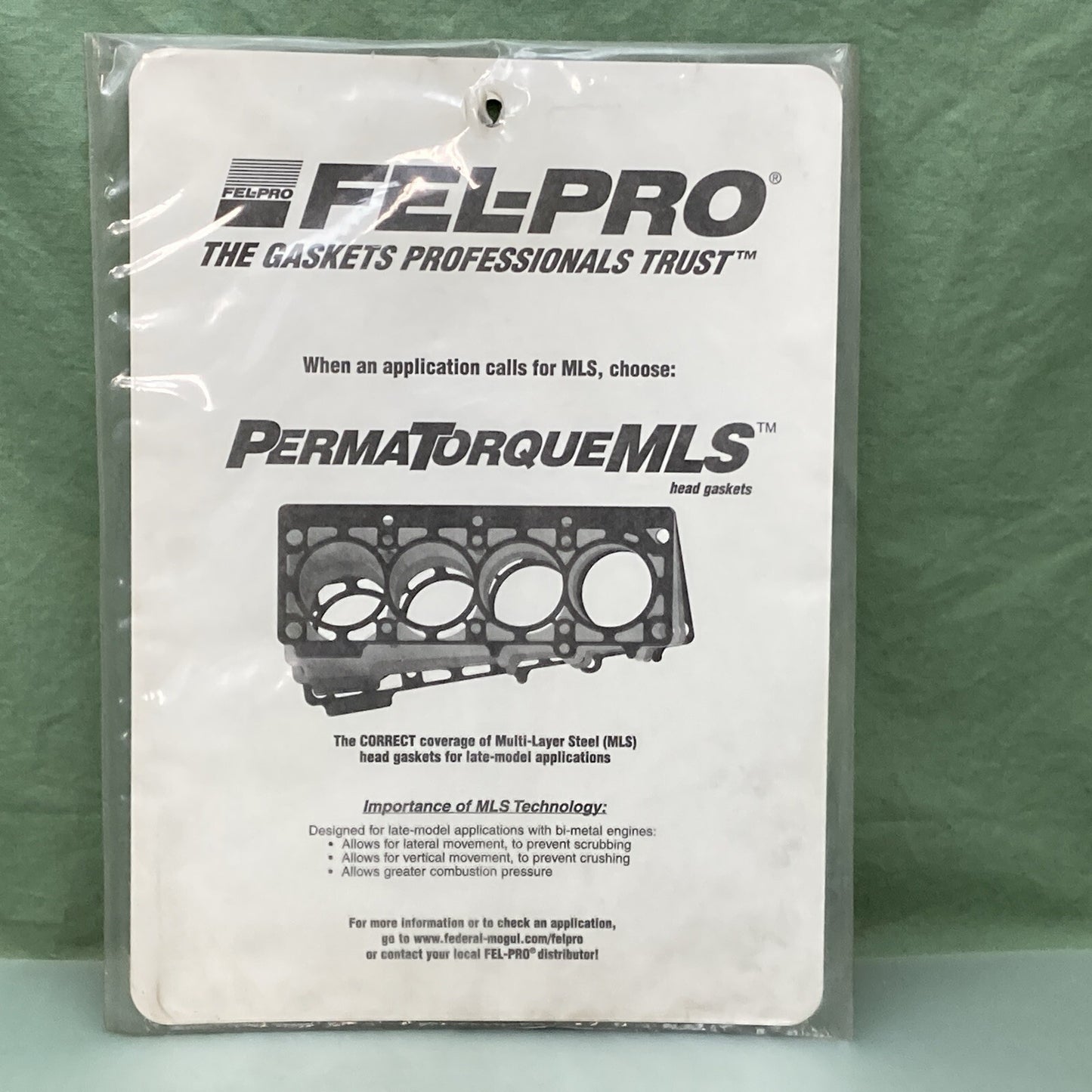 New Genuine Fel-Pro 60038 Gasket Air Cleaner