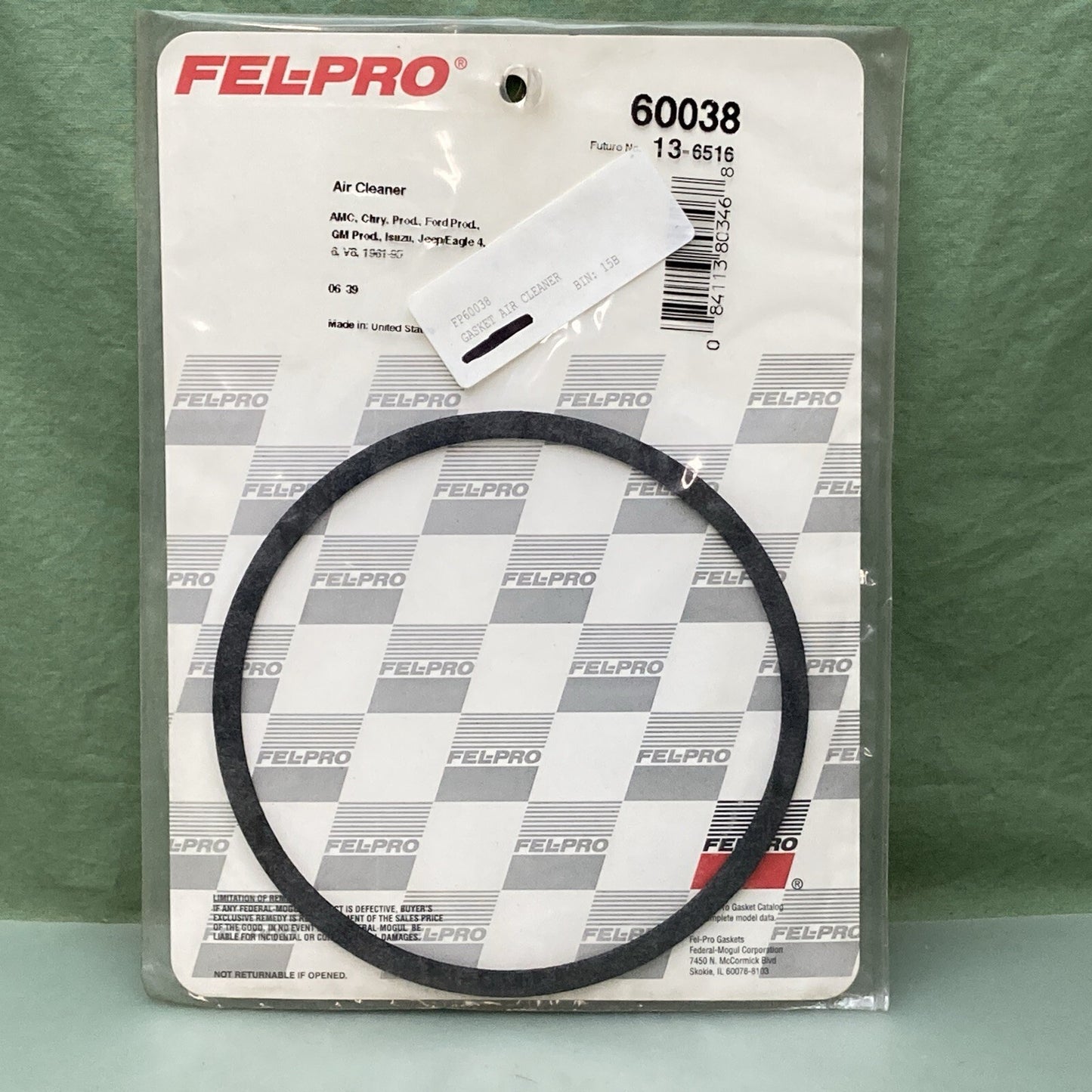 New Genuine Fel-Pro 60038 Gasket Air Cleaner