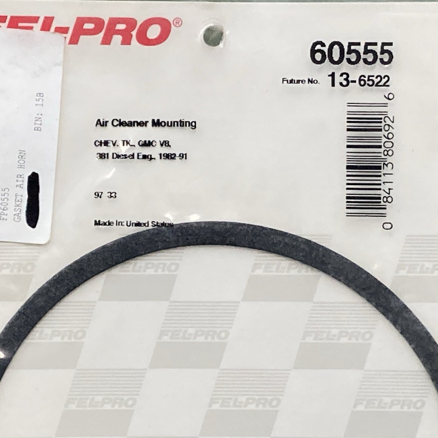 New Genuine Fel-Pro 60555 Gasket Air Cleaner