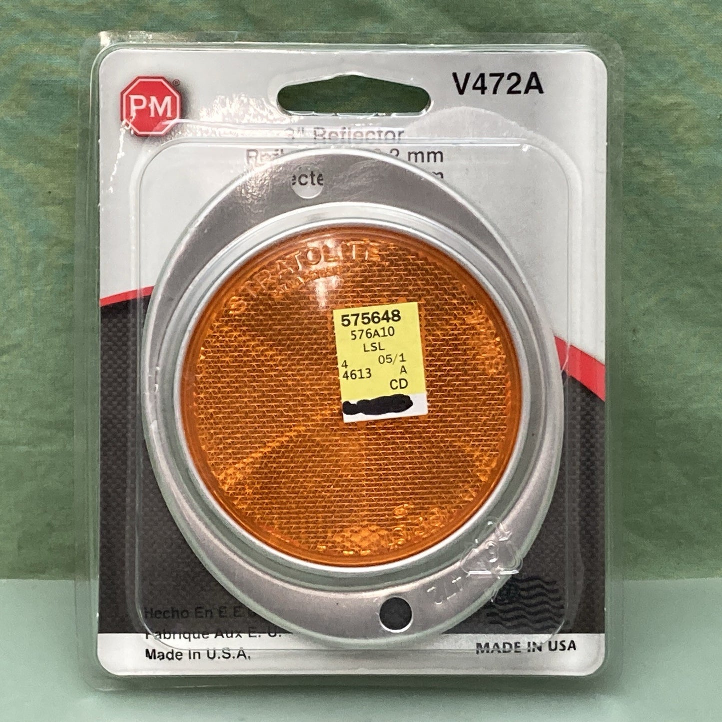 QTY 2 New Genuine PM V472A 3" Reflector