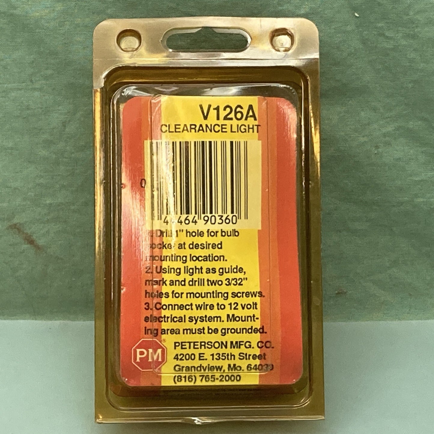 New Genuine PM V126A 3.75" Clearance Side Marker Light