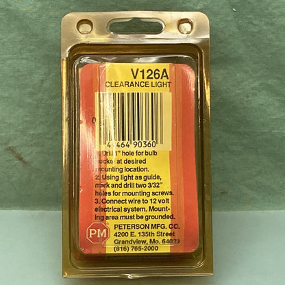 New Genuine PM V126A 3.75" Clearance Side Marker Light
