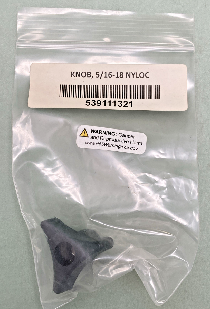 New Replaces Husqvarna 539111321 Knob 5/16-18 Nyloc