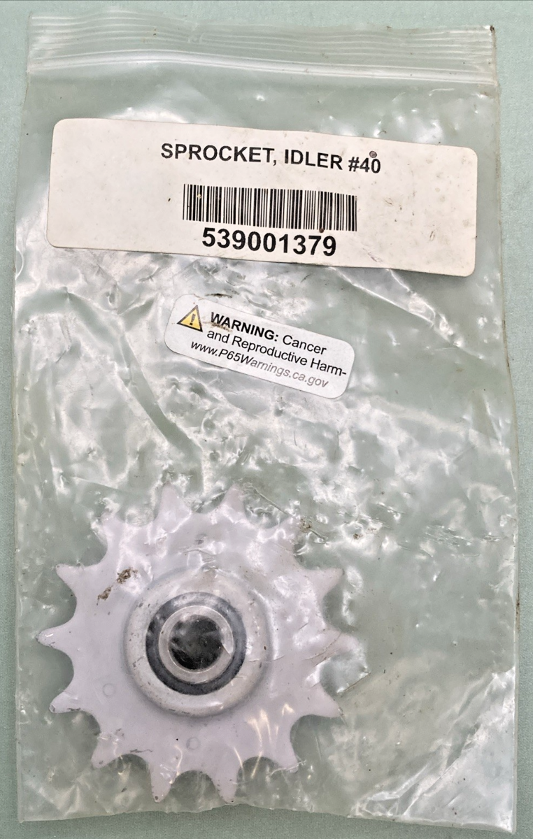 New Genuine Husqvarna 539001379 Sprocket, Idler