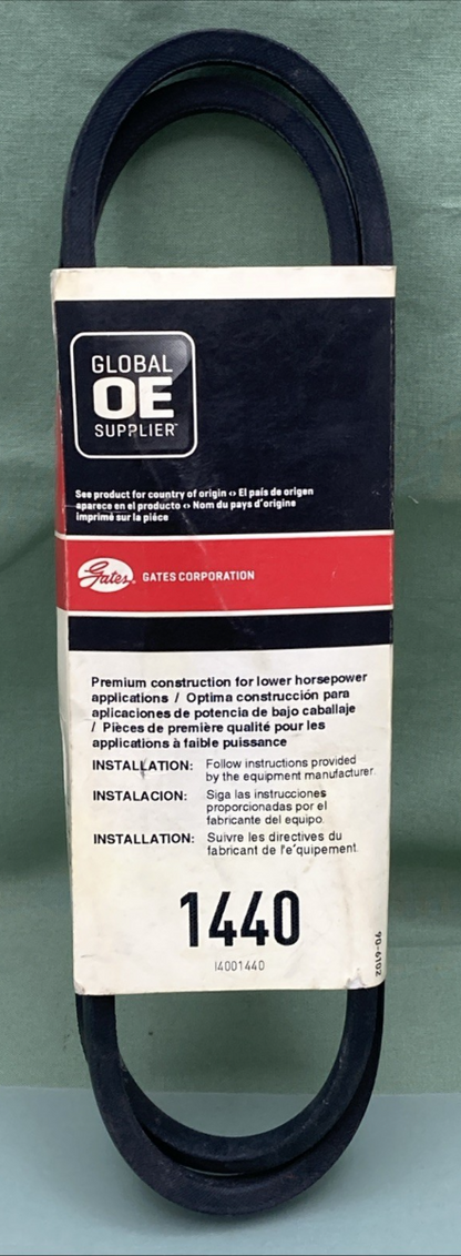 New Genuine Gates 1440 Trueflex V-Belt 3/8” X 44”