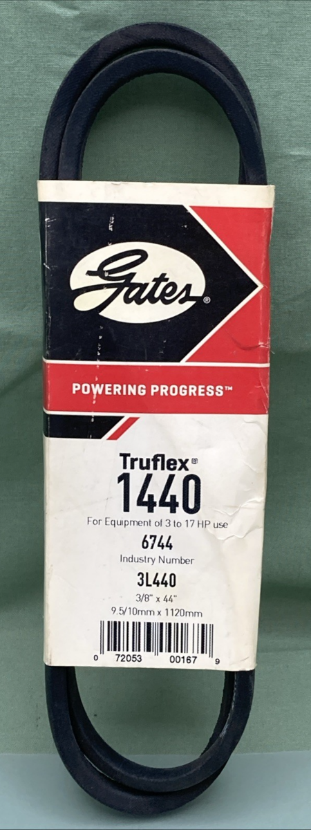 New Genuine Gates 1440 Trueflex V-Belt 3/8” X 44”