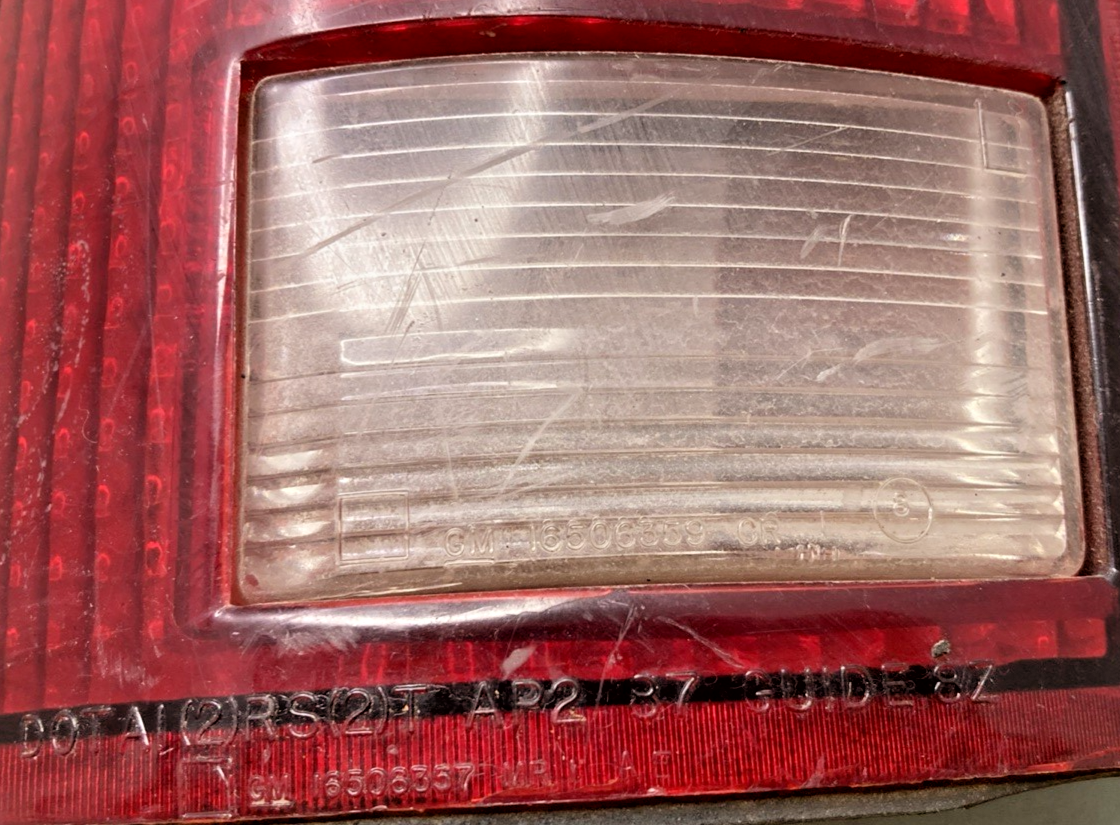Genuine GM 16506349 Left Tail Light