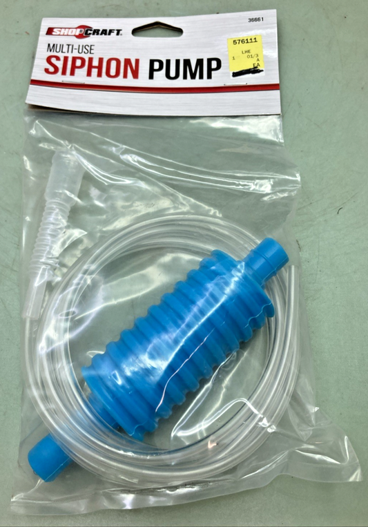 New Genuine Shop Craft 36661 Siphon Pump