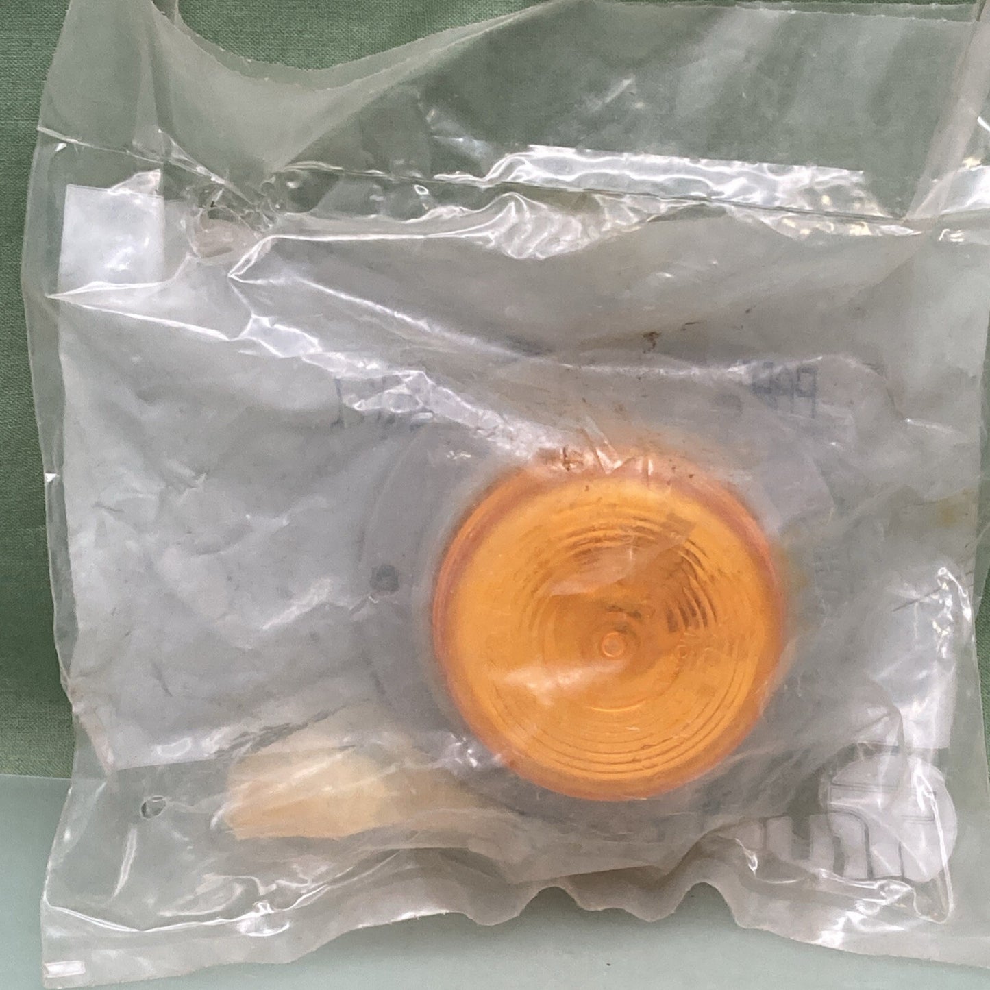 New Genuine Truck Lite 30222Y M/C Lexan Flange 2", Amber Marker Light