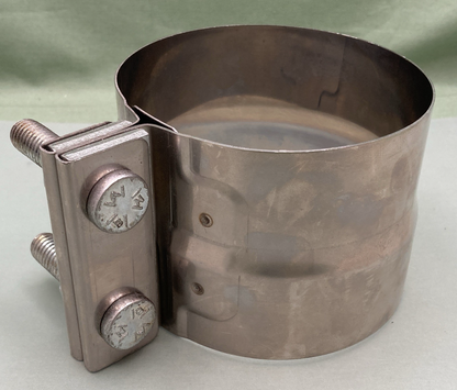 New Genuine Grand Rock WFC-4 SS Heavy-Duty Stainless Steel Exhaust Muffler Clamp