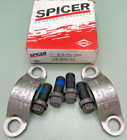 New Genuine Spicer 6.5-70-18X Bearing Strap Kit