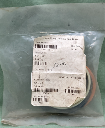 New Genuine Alamo 02968612 Seal Kit